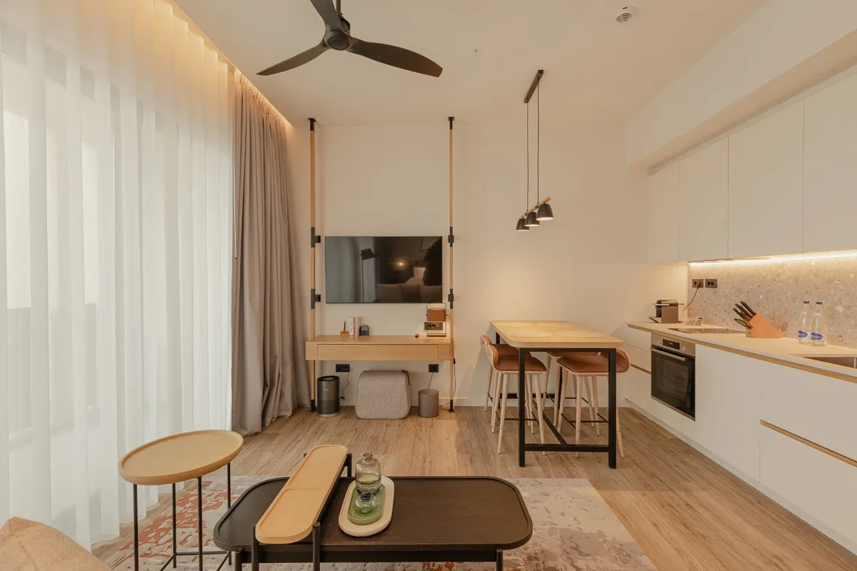 Furnished Sirocco studio with a sea-view terrace 6