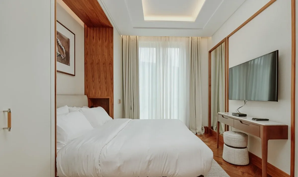 One-bedroom Elena apartment with a garden outlook 8