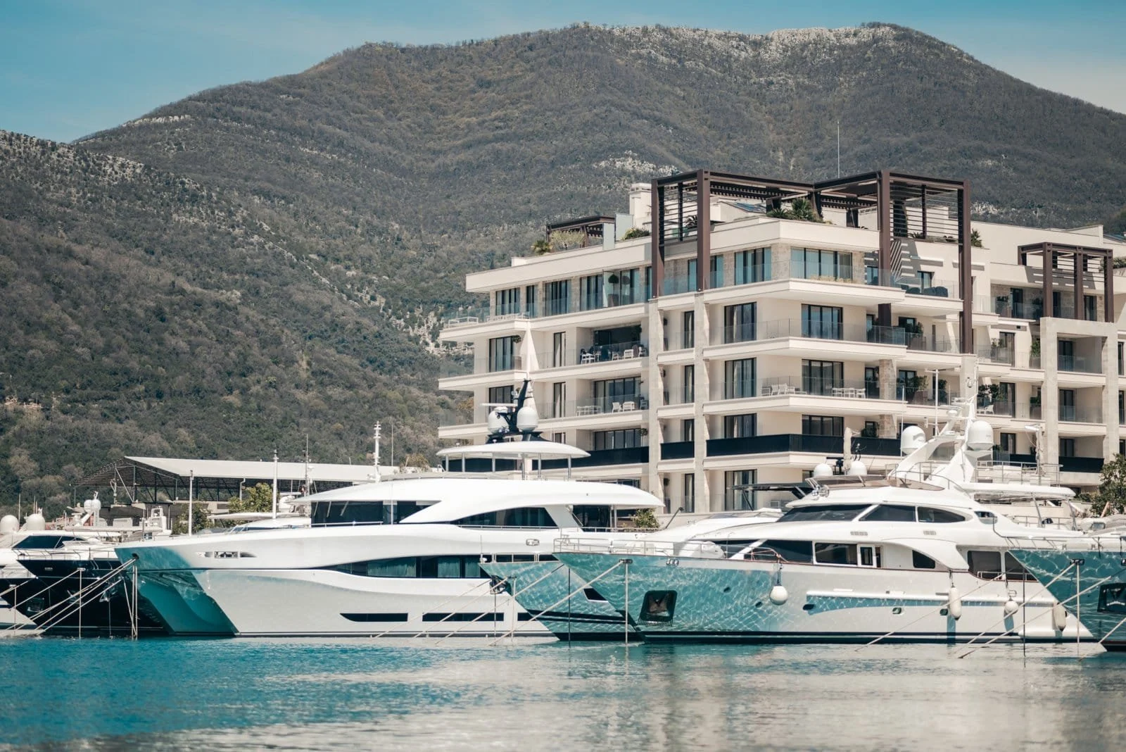 Porto Montenegro marina and waterfront